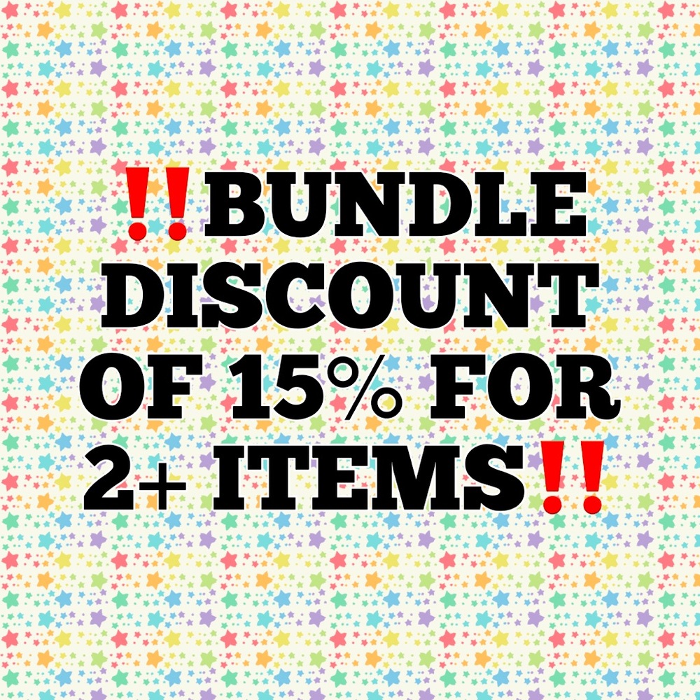 BUNDLE DISCOUNT!